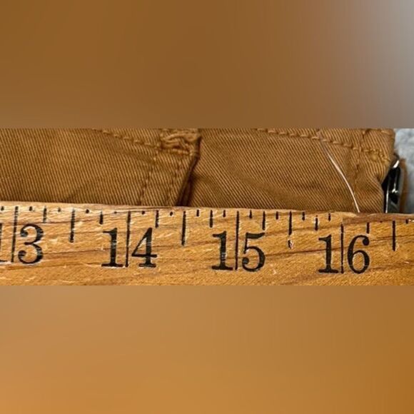 Good American‎ NEW Jumpsuit Womens Medium Brown Lace Up Utility Twill Cargo - Picture 15 of 16